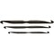 Lacis Double-Ended Ebony Crochet Hooks 3/Pkg-D4/3mm - 3", F6/4mm - 3.5", J10/6mm - 4"